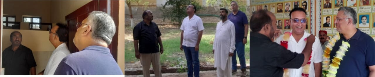 پروفیسر ڈاکٹر رانا شرافت علی نے اپنی ٹیم کے ہمراہ گورنمنٹ صادق عباس گریجوایٹ کالج ڈیرہ نواب صاحب کا دورہ کیا